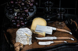 Sūrio peilių rinkinys LAGUIOLE Luxury Line by STYLE DE VIE, alyvmedis, 3 vnt.
